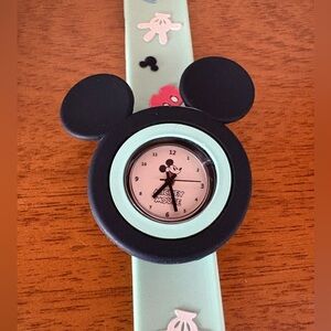 Mickey Mouse Kids Watch - Black and Mint